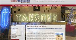 Desktop Screenshot of hoteltaksonz.com