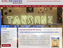Tablet Screenshot of hoteltaksonz.com